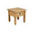 Rustic Charm Solid Wood End Table