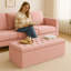 Chesterfield Ottoman Storage Box - Plush Velvet Blanket box - Shoe Bench - End of Bed Bench-210109731-212388110