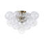 Plafonnier semi-encastré 2 lumières Ornate Glam