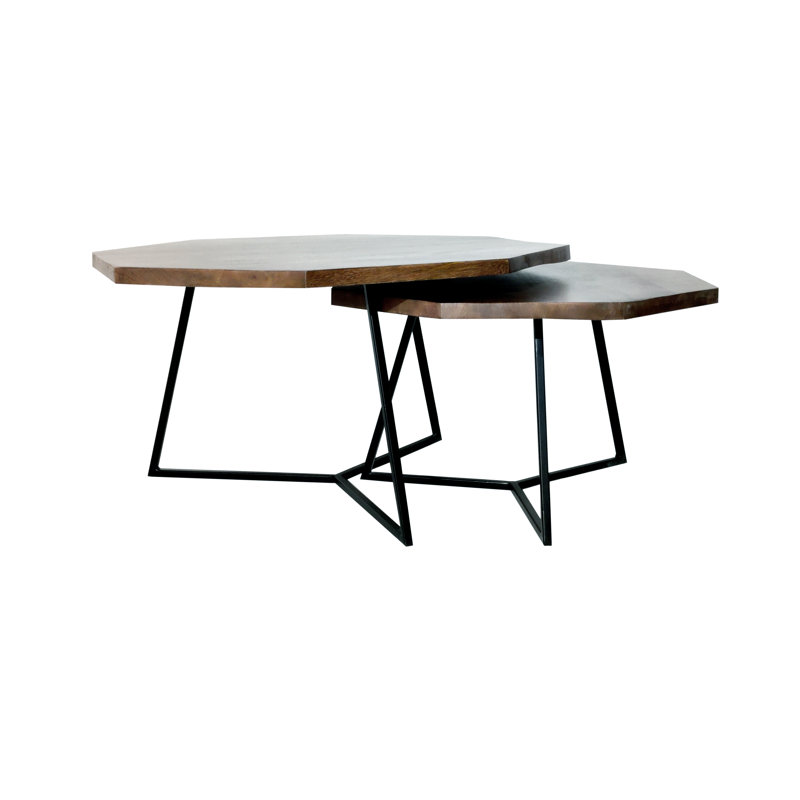 Timko Frame Coffee Table, Walnut
