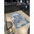 Blue-Themed Tree, Flower, and Stork Patterned Creative Modern Decorative Rug-1355704335