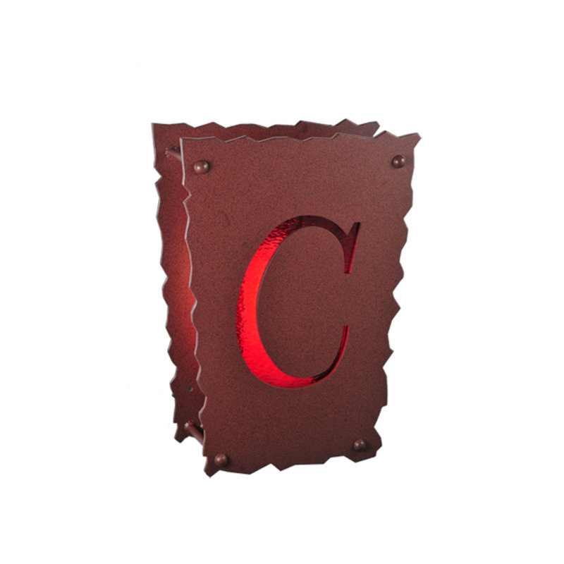 Personalized 1 - Light Flush Mounted Sconce
