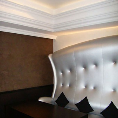 3-1/8 in x 3-1/8 in x 78-3/4 in Primed White Plain Polyurethane Crown Moulding