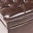 20.5" Wide Storage Bench With Faux Leather Padding - Brown 50" Long Wooden Frame Seat-1153256456
