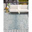 Tapis safari Teal_Unique Loom-1072110903