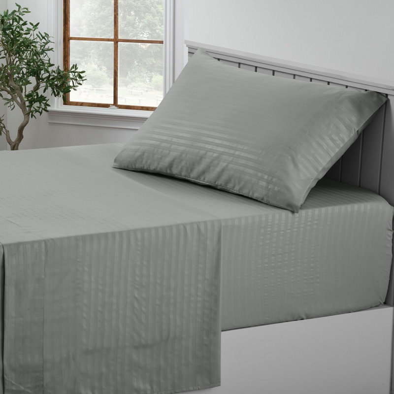 Ensemble de literie en microfibre avec draps-housse et drap-housse Lux Decor Collection, Taie d'oreiller pour lit simple