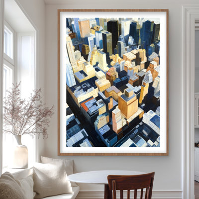 Manhattan Empire State Building Print - Framed Home Decor