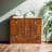15 Pair Solid Wood Shoe Storage Cabinet