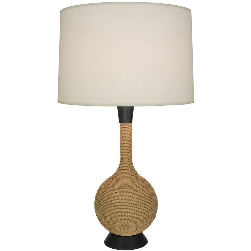 Lampe de table Hatteras, Brun / noir, Blanc