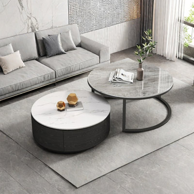 Table basse ronde