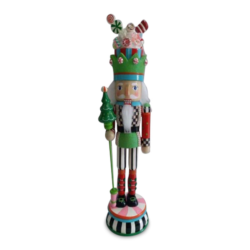 Confetti Christmas Wood Nutcracker
