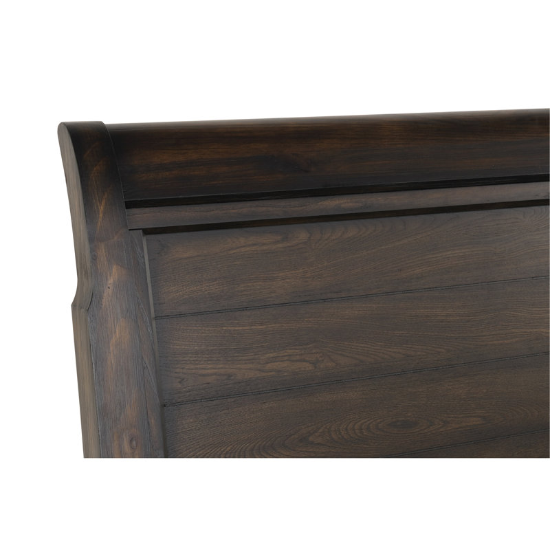 Elegant Sleigh Bed, King
