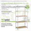 Étagère de rangement en métal réglable à 5 niveaux Lundys-723102370