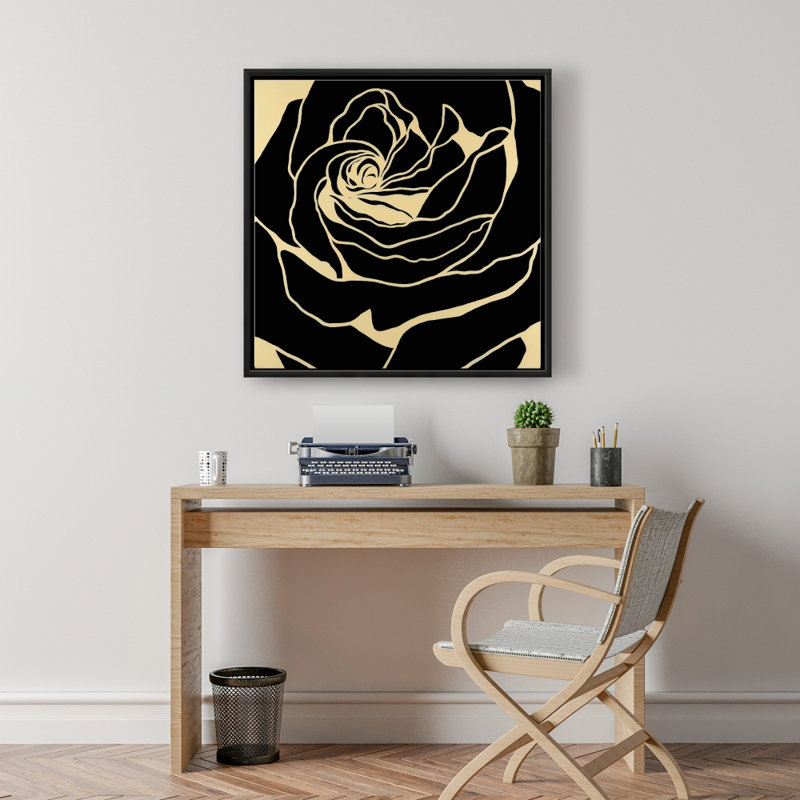 " Silhouette Of A Rose "