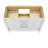 Kiawah Three-Drawer Single Bath Vanity-808287741-808287728-807707273