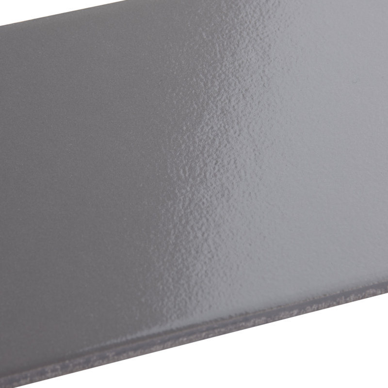 Carreau de plancher et de métro en porcelaine 5 po x 10 po Biotech, Gris foncé brillant