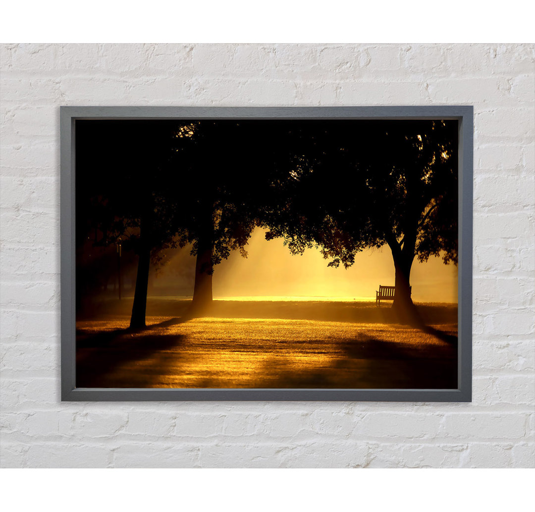 Beautiful Sunset Light - Einzelner Bilderrahmen Kunstdrucke auf Leinwand