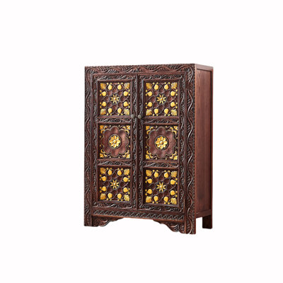 Armoire d'appoint en bois massif