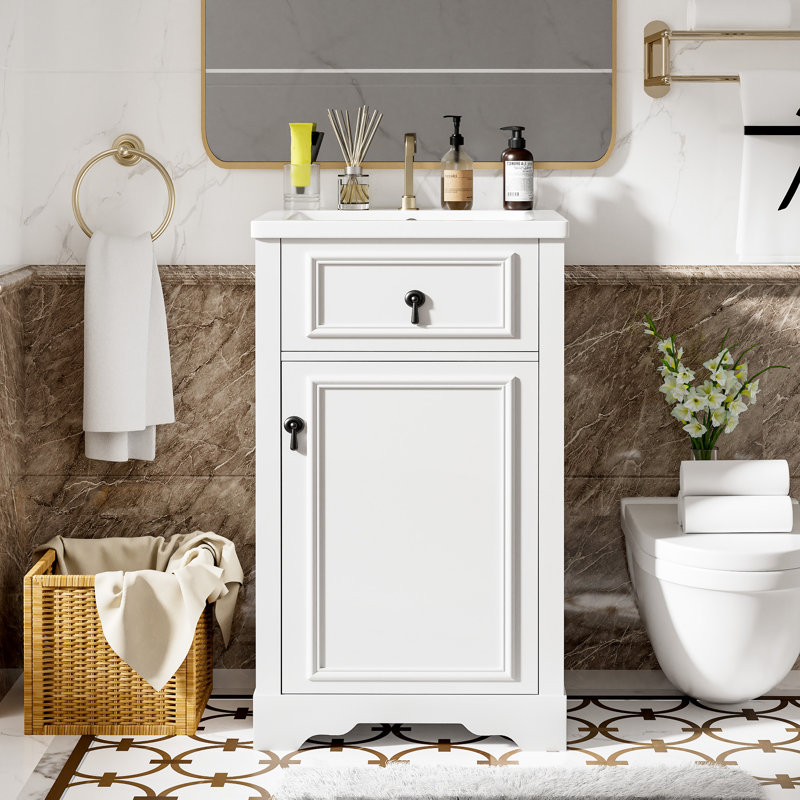 Meuble-lavabo de 20 pouces, Blanc