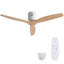 Ventilateur de plafond encastré à 3 pales de 52 po en bois sans lumière-1904526410-1904526412