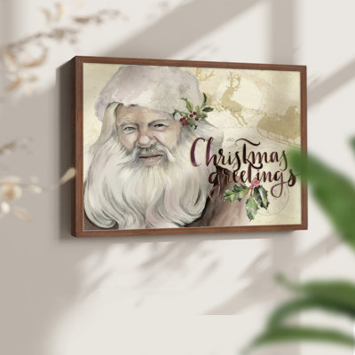 Christmas Greetings Collection A - Reproduction encadrée - Restickable