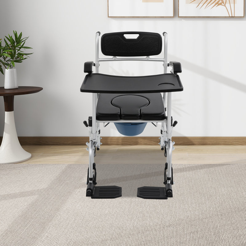 Shower Chair With Wheels Toilet Wheelchair