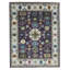 Tapis classique en laine noué à la main mauve / ivoire Cassandra Kazak