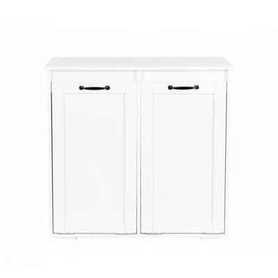 Laundry Cabinet ,With 2 Removable Liner Bags