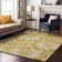 Premium Machine Washable Cerrito AMF551 Gold Rug