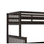 Lit superposé simple au-dessus d'un lit double avec lit gigogne et tiroirs Nilsa Kids-1970354176