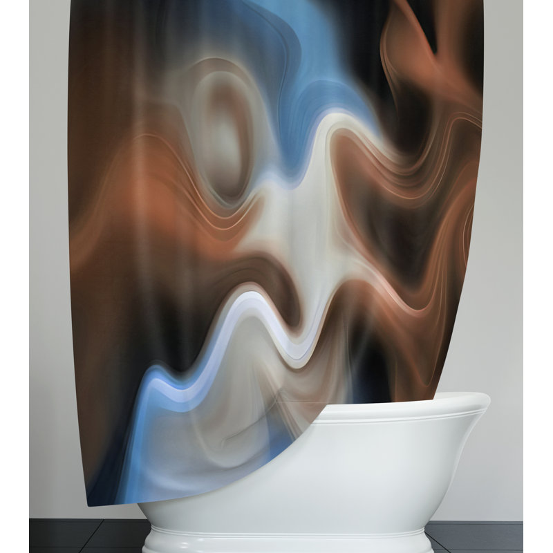 Rideau de douche Bukovany, H 83 po x l 70 po