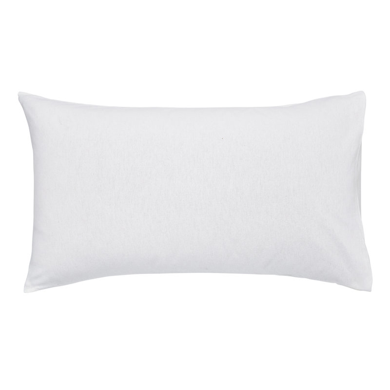 Brushed Cotton Duvet Cover Set, Super King Duvet Cover + 2 Pillowcases, White