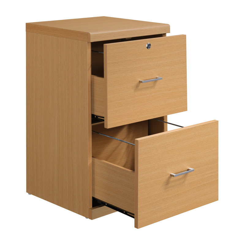 17'' Wide 2 -Drawer File Cabinet, Natural