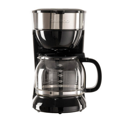 Daewoo Flava Collection 1.5L Filter Coffee Maker with 12-Cup Brewing Capacity and Keep Warm Function