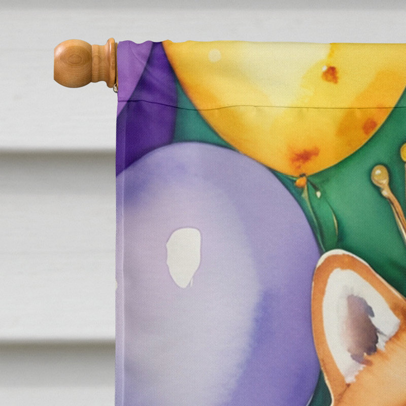 Drapeau de maison double face en polyester H 40 po x l 28 po