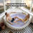59" x 59"  Corner Whirlpool Bathtub 2 Person Hydro Massage Jetted Tub Acrylic Soaking Tub with LED Lights and Hydro Massage-125320915