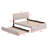 Upholstered Platform Bed With Trundle-647392947