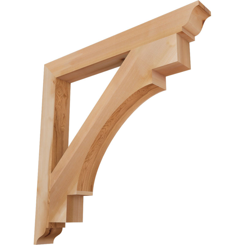 Support Merced, Cèdre rouge de l'Ouest (lisse), H 36 po x l 3,5 po x P 36 po