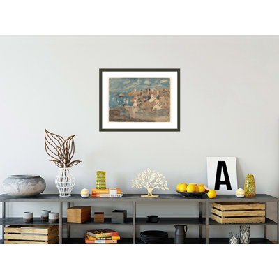 Revere Beach By Maurice Brazil Prendergast - Framed Giclee Print