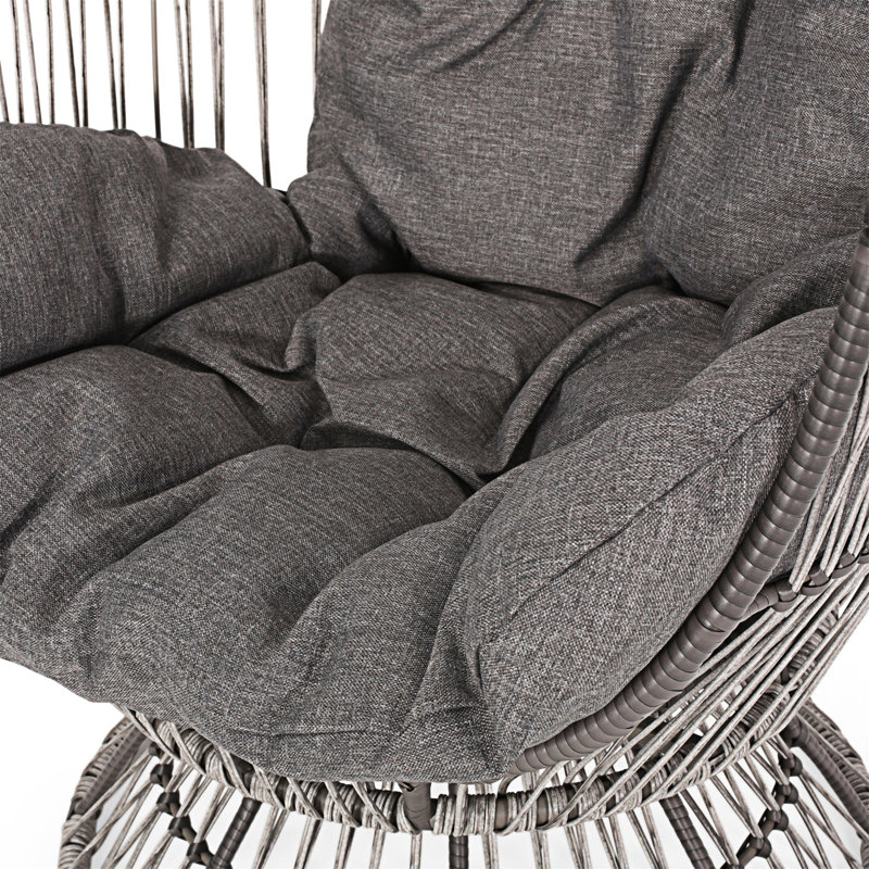 FAUTEUIL PIVOTANT RESEDA, Gris, Taupe