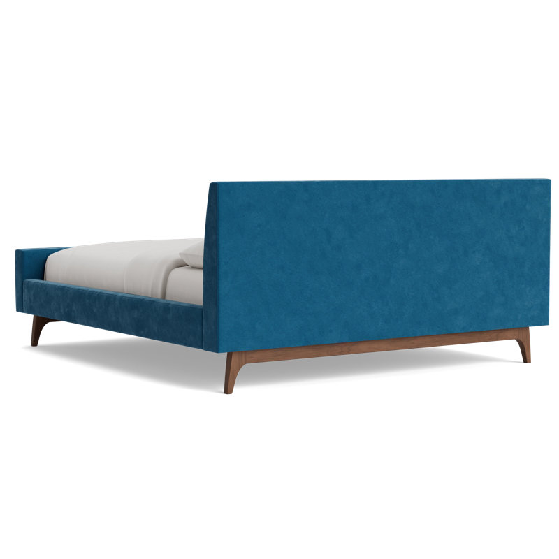 Tyler Bed, California King, Performance Velvet - Denim