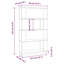 Irazema 132cm H x 80cm W Standard Bookcase-194005220