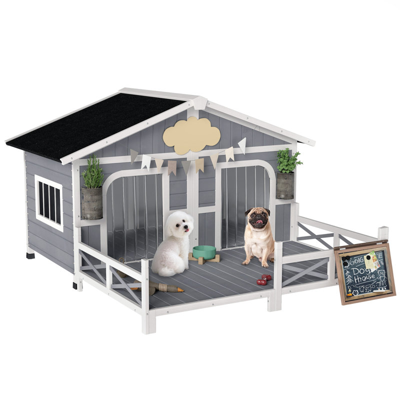Niche pour chien extérieur, Gris