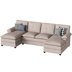 Light Brown Linen Blend
