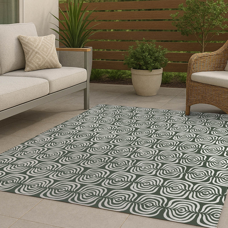 Tapis d'extérieur antidérapant The Way, Rectangulaire 2 pi x 3 pi