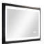 Miroir de salle de bain Smart Touch - Multifonctionnel, température de couleur variable, fonction, aluminium brun, profondeur 40,22 po, largeur 23,72 po, hauteur 1,5 po, DEL 21 lb