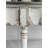 63” X 35” Wooden Three-tiered Console Table With Distressed White Finish And Scalloped Details, Farmhouse Accent Table
