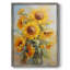 Reproduction encadrée FLORAL Series CDLXIV - bois massif-279164914