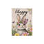Joyeux lapin couronne florale, 70 x 47 pouces, pour la décoration intérieure