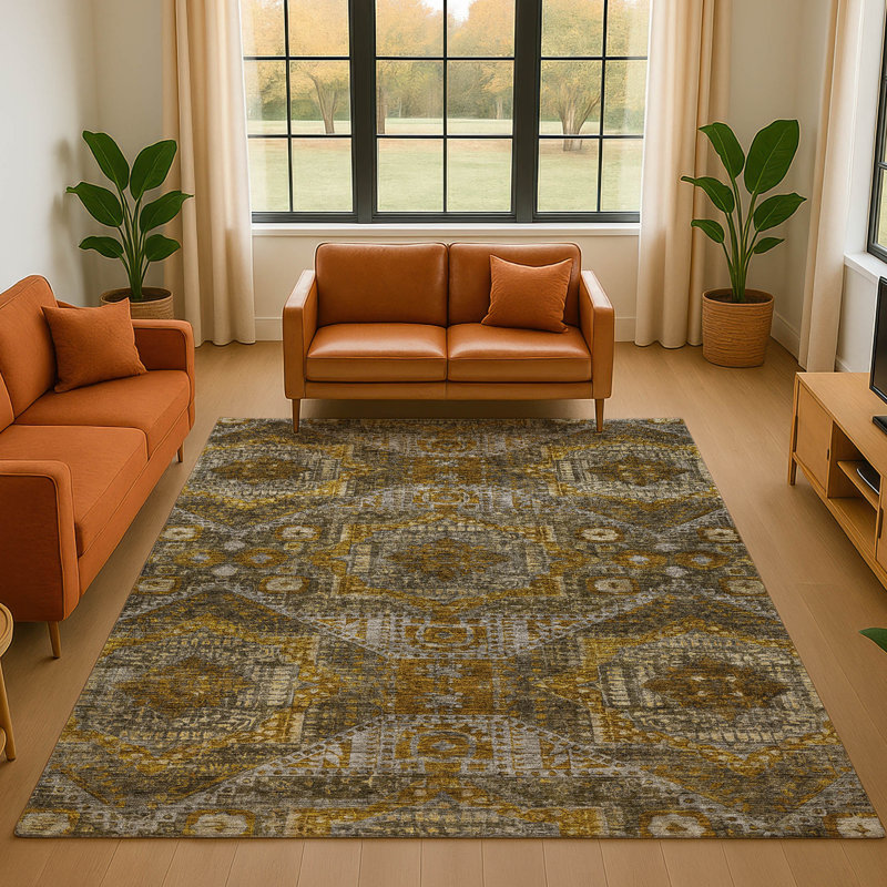 Tapis lavable à la machine de qualité supérieure Mayfield AMF1928, Rectangle 10 pi x 14 pi